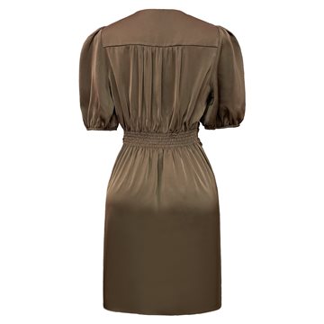 Liberté - Tiki SS Twist Dress - Brown